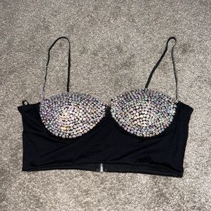 Fashion Nova sequined bralette